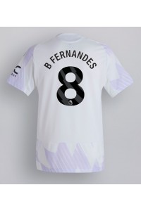 Fotbalové Dres Manchester United Bruno Fernandes #8 Venkovní Oblečení 2025-26 Krátký Rukáv